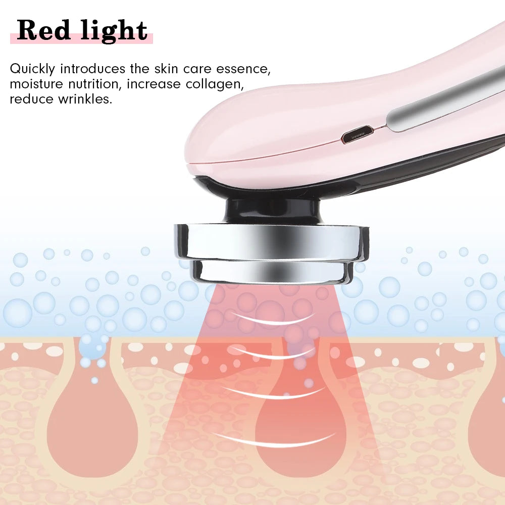 Lumevia™ EMS LED Skin Rejuvenation Device — Lift, Tone & Glow