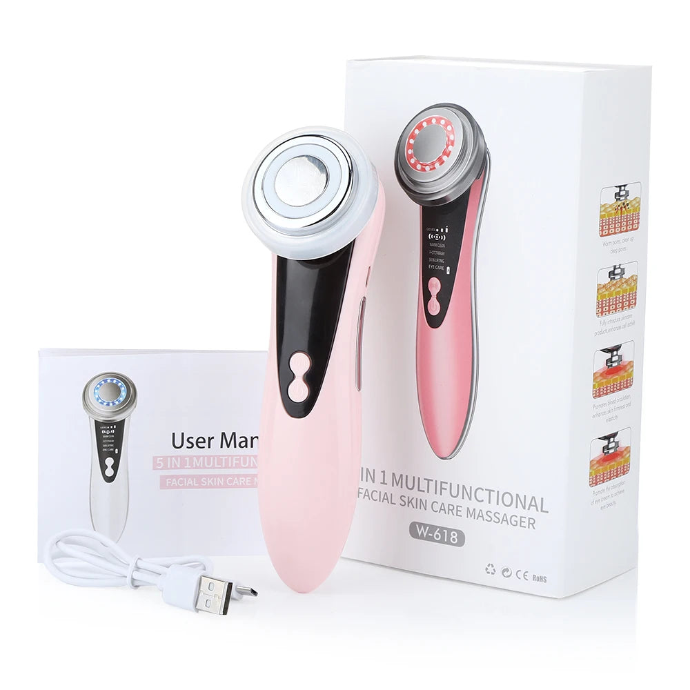 Lumevia™ EMS LED Skin Rejuvenation Device — Lift, Tone & Glow