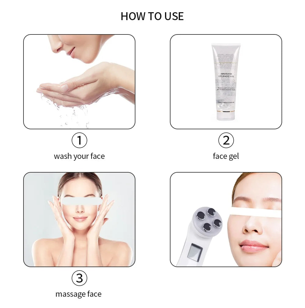 Lumevia™ 6-in-1 EMS Face Lifting & LED Rejuvenation Device — Professional Skin Therapy at Home
