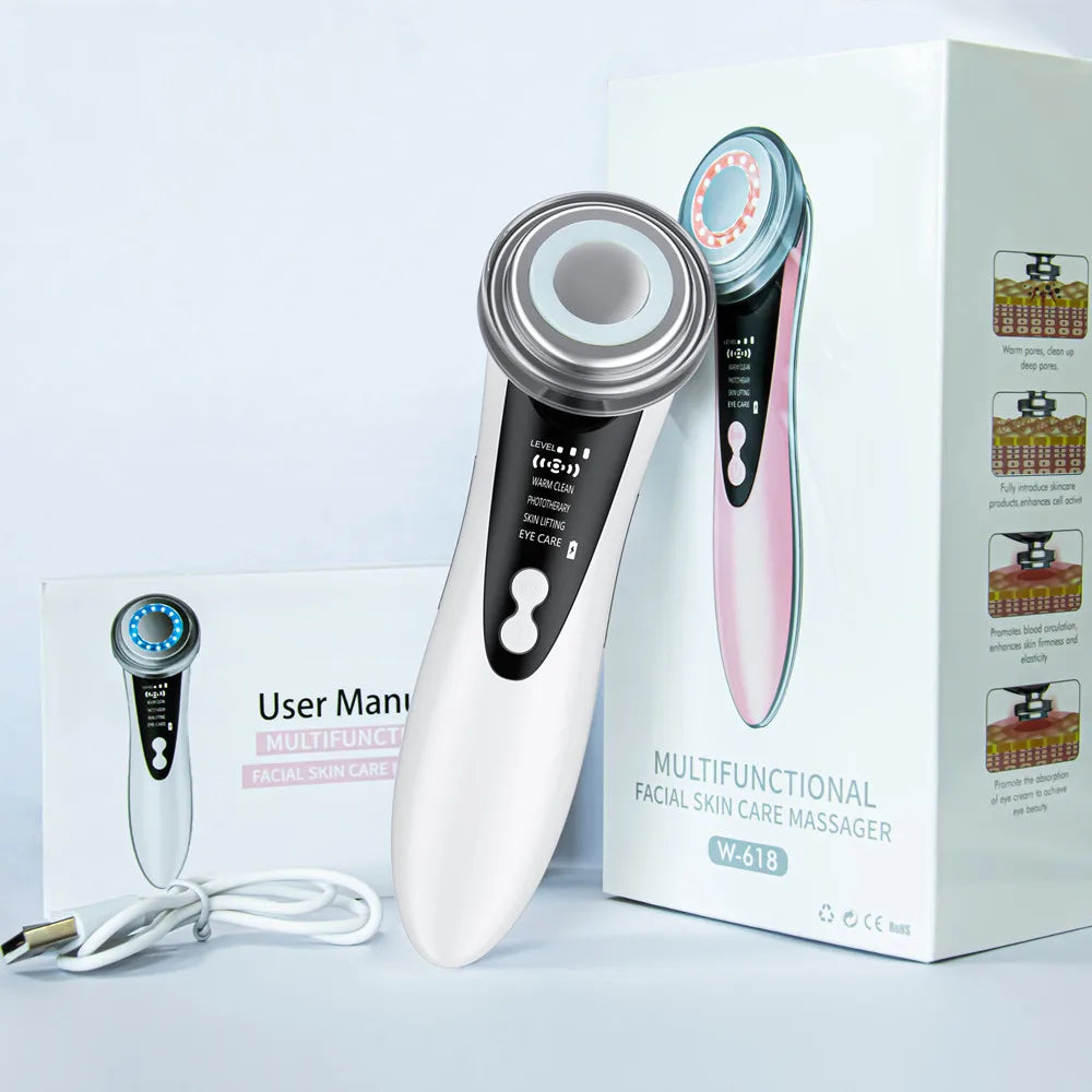 Lumevia™ EMS LED Skin Rejuvenation Device — Lift, Tone & Glow
