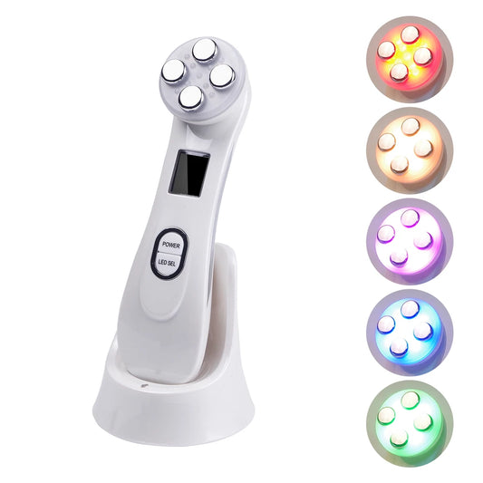 Lumevia™ 6-in-1 EMS Face Lifting & LED Rejuvenation Device — Professional Skin Therapy at Home
