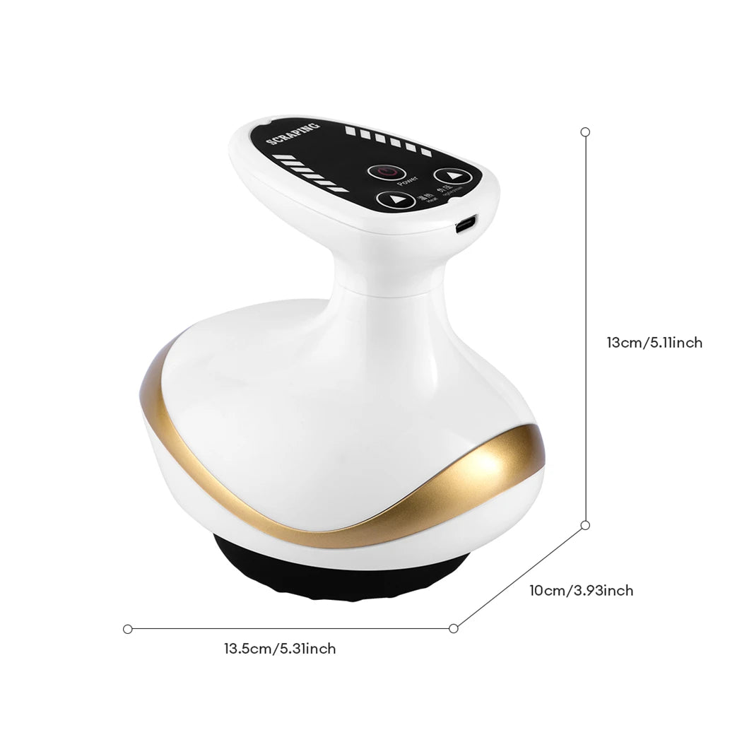 Lumevia™ EMS Body Sculpting & Cupping Massager — Vacuum Gua Sha, Red Light & Heat Therapy