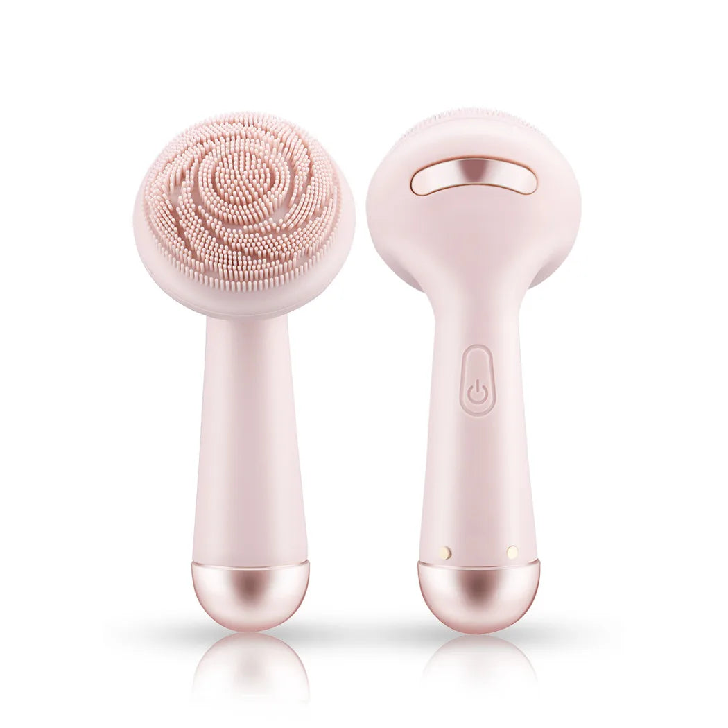 Lumevia™ SonicGlow Pro — Electric Silicone Facial Cleansing & Massage Brush