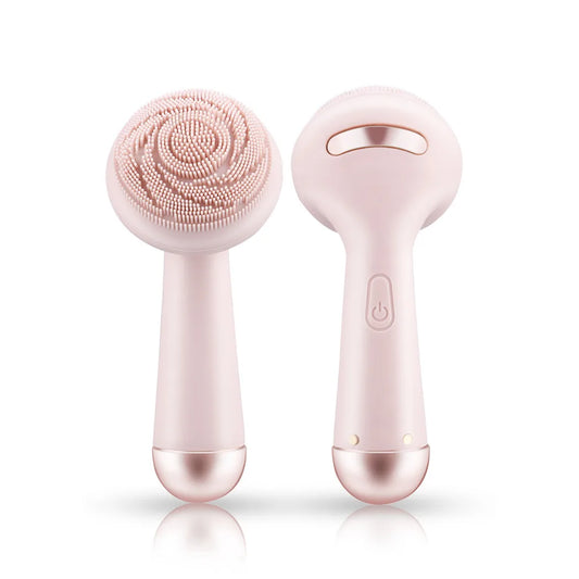 Lumevia™ SonicGlow Pro — Electric Silicone Facial Cleansing & Massage Brush
