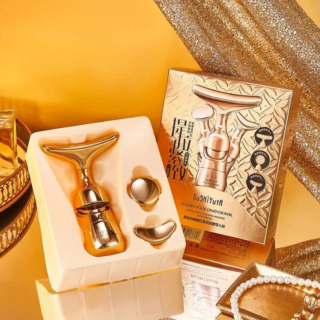 Lumevia™ SonicLift Neck & Face Massager — Microcurrent Vibration Beauty Device for Firming, Lifting & Rejuvenation