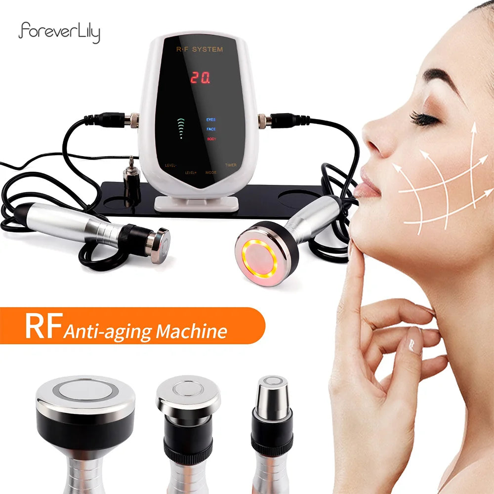 Lumevia™5MHz Radio Frequency RF Lifting Machine RF Facial Device Face Body Eye Tripolar RF Machine Skin Tightening Remove Neck Wrinkle