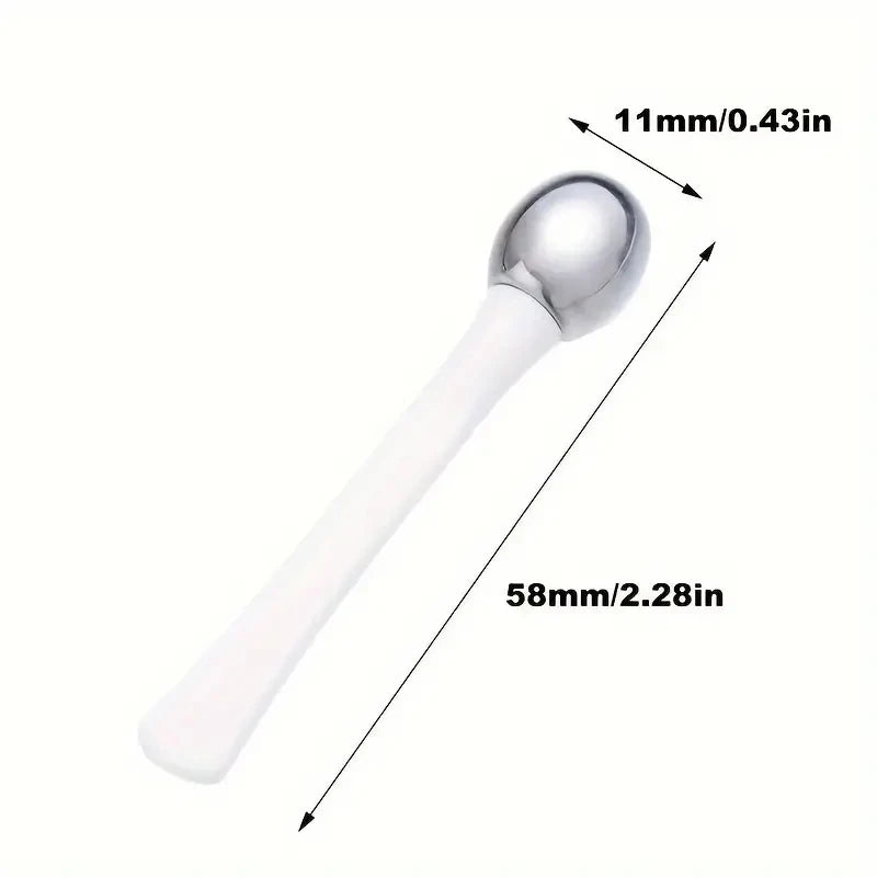 Lumevia™ Cooling Eye Massage Wand — Zinc Alloy Anti-Wrinkle Roller for Puffiness & Fine Lines