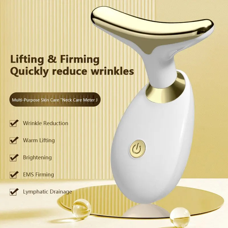 Lumevia™ EMS Face & Neck Lifting Massager — Anti-Wrinkle, Skin Tightening & Double Chin Remover